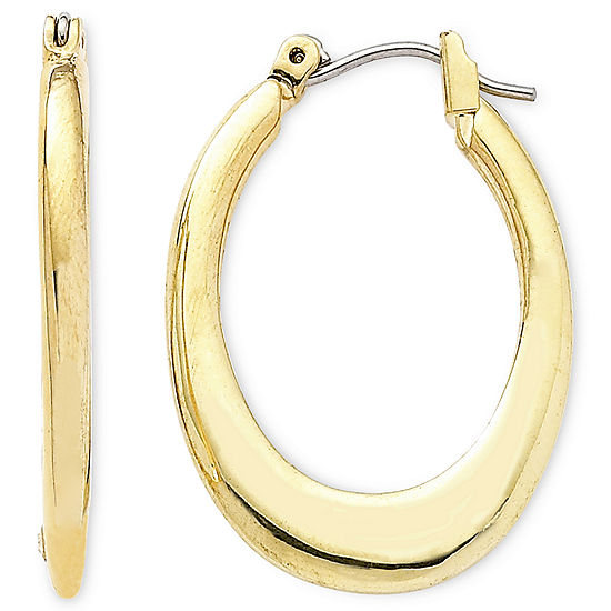 Liz Claiborne® Oval Hoop Earrings