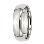 Mens 6Mm Stainless Steel Wedding Band