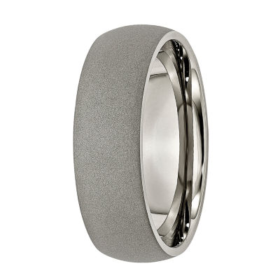 Mens 7Mm Titanium Wedding Band