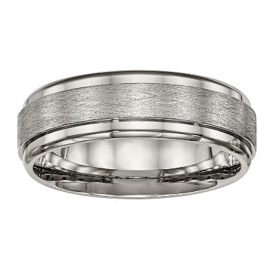 Mens Titanium Wedding Band