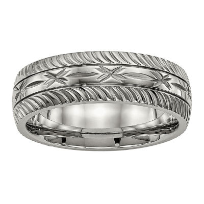 Mens Titanium Wedding Band