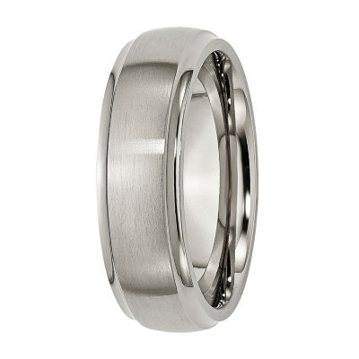 Mens 7m Titanium Wedding Band