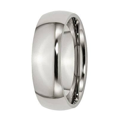 Mens 7Mm Titanium Wedding Band