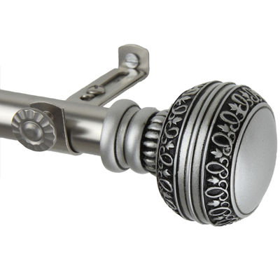 Rod Desyne Ornament 13/16" Adjustable Curtain