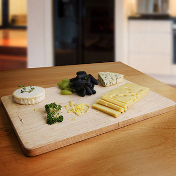 Kitchenaid Classic Rubberwood Cutting Board, 12-inch x 18-inch, Natural