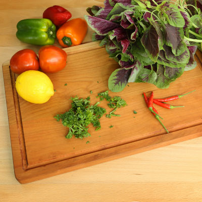 Casual Home Cherry Wood Cutting Board