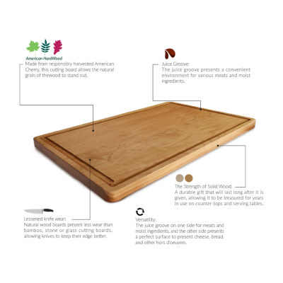 Casual Home Cherry Wood Cutting Board