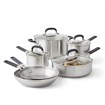 KitchenAid 10-pc. Stainless Steel Cookware Set