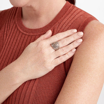 Sterling Silver Scroll Filigree Ring