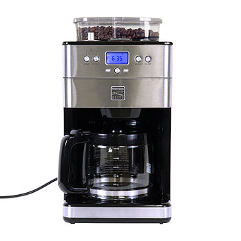 Kenmore Aroma Control 12-cup Programmable Coffee Maker, Black and Stainless  Steel Drip Coffee Machine, Glass Carafe, Reusable Filter, Timer, Digital