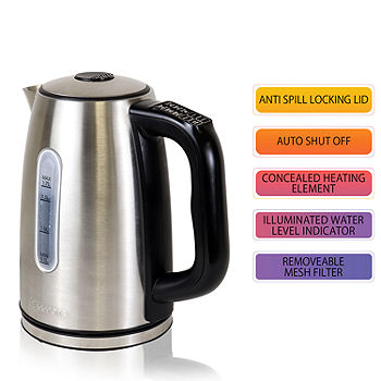 Electric Kettle for Boiling Water, 1.7L Tea Kettle Temperature