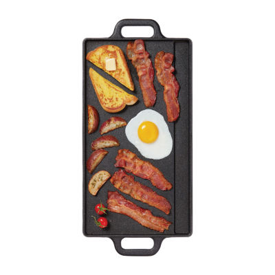 Starfrit Reversible Cast Iron Grill + Griddle Combo