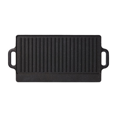Starfrit Reversible Cast Iron Grill + Griddle Combo