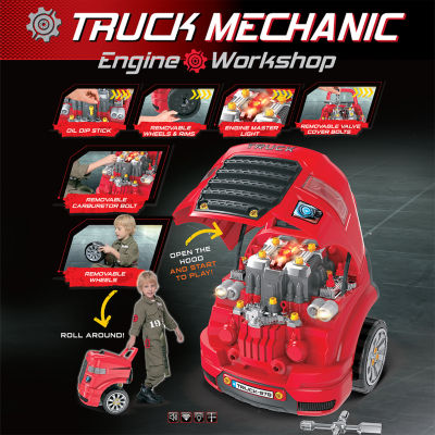 The Bubble Factory Truck Mechanic Engine Workshop