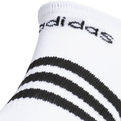 adidas Core 3 Stripe 3 Pair No Show Socks Mens