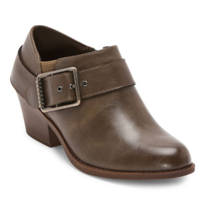 Frye and Co. Womens Berlyn Stacked Heel Booties
