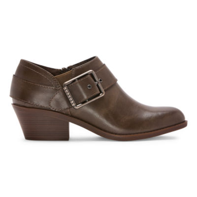 Frye and Co. Womens Berlyn Stacked Heel Booties
