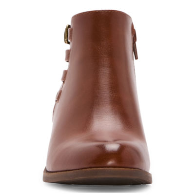 Frye and Co. Womens Boden Stacked Heel Booties