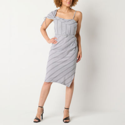 Melonie T Short Sleeve Sheath Dress