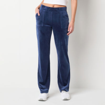 Juicy By Couture Womens Mid Rise Straight Track Pant-Juniors