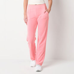 Velour Pink Pants for Women - JCPenney