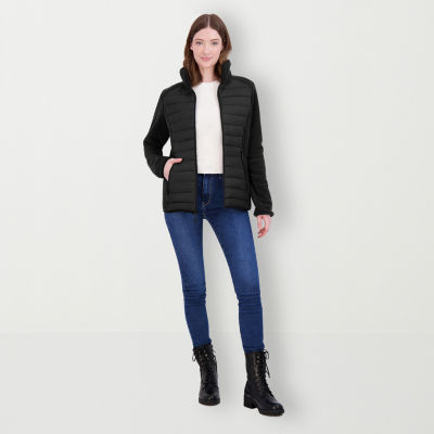 Hfx Womens Fleece Midweight Quilted Jacket