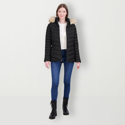Hfx Womens Midweight Quilted Coat Puffer Jacket