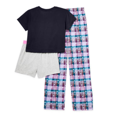 Jammers Kids Little & Big Girls 3-pc. Pajama Set