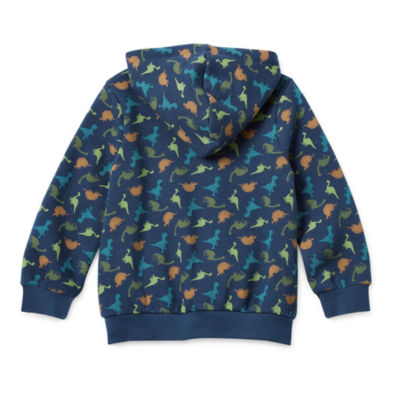 Okie Dokie Toddler & Little Boys Fleece Lightweight Dino Jacket