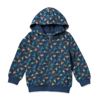 Okie Dokie Boys Fleece Lightweight Dino Jacket