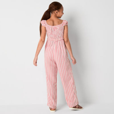 Thereabouts Little & Big Girls Sleeveless Jumpsuit