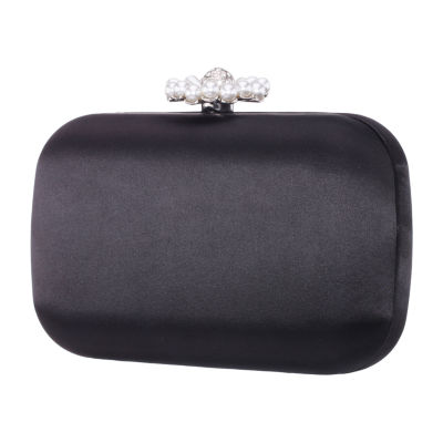 N By Nina Pearl Flower Minaudiere Evening Bag