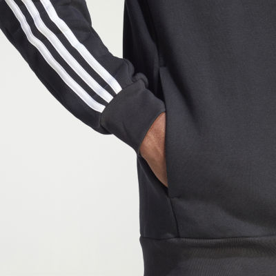 adidas Mens Long Sleeve Fleece Zipper Active Hoodie