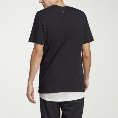 adidas Mens Crew Neck Short Sleeve Active T-Shirt