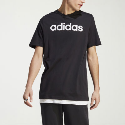 adidas Mens Crew Neck Short Sleeve Active T-Shirt