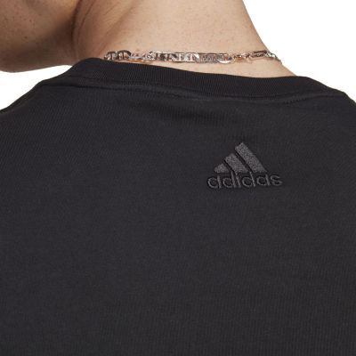 adidas Mens Crew Neck Long Sleeve Active T-Shirt