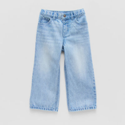 Okie Dokie Toddler & Little Boys Adjustable Waist Straight Leg Jean