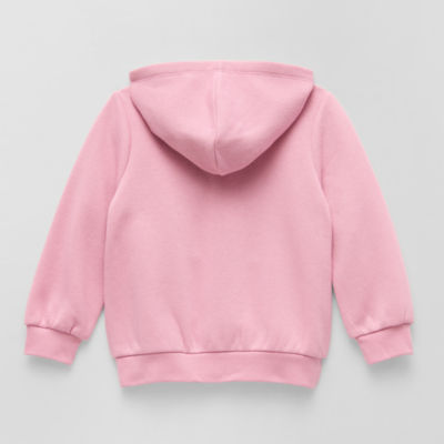 Okie Dokie Girls Fleece Hooded Lightweight Jacket