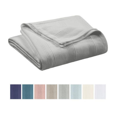 Vellux All Season Knit Cotton Collection Blanket