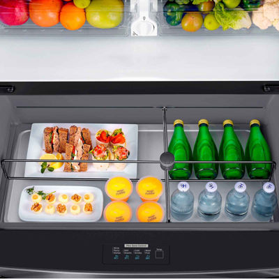 Samsung 22 cu. ft. Counter Depth 4-Door French Door Food Showcase Refrigerator