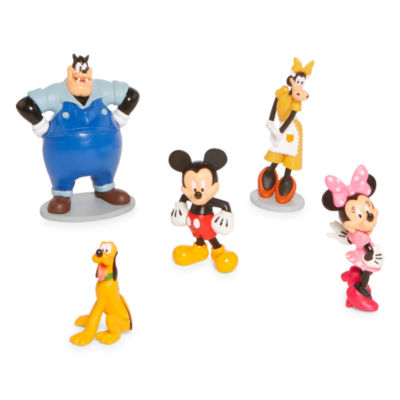 Disney Collection 5-Pc. Mickey And Friends Figurine Playset Mickey and Friends Mickey Mouse Toy Playset