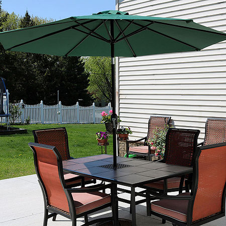 Sunnydaze Collection Patio Umbrella, One Size, Green