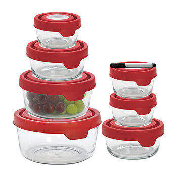 Anchor Hocking 30 Piece Glass Food Storage and Bake Container Sets