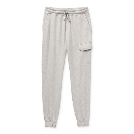 Thereabouts Little & Big Boys Jogger Cuffed Sweatpant, Xx-small (4-5) , Gray