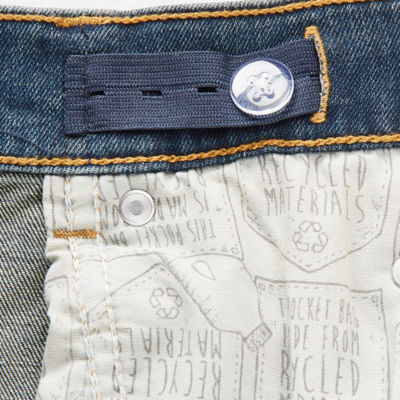 Thereabouts Little & Big Kid Boys Adaptive Adjustable Waist Stretch Fabric Straight Leg Jean