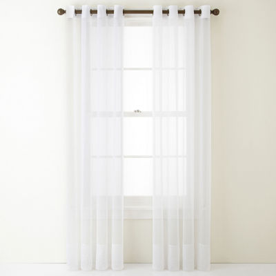 Home Expressions Lisette Sheer Grommet Top Curtain Panel