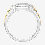 Effy  Mens 1/2 CT. T.W. Mined White Diamond 14K Two Tone Gold Fashion Ring