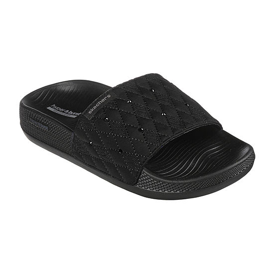 Skechers Womens Hyper Snazzy Slide Sandals