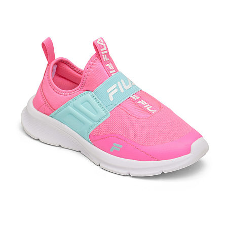 FILA Landbuzzer Little Girls Running Shoes, 2 Medium, Pink
