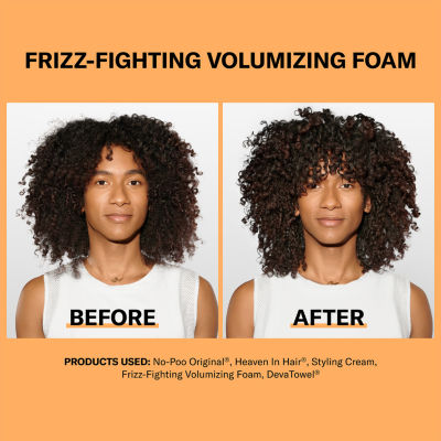 DevaCurl Frizz Fighting Volumizing Hair Mousse-8 oz.